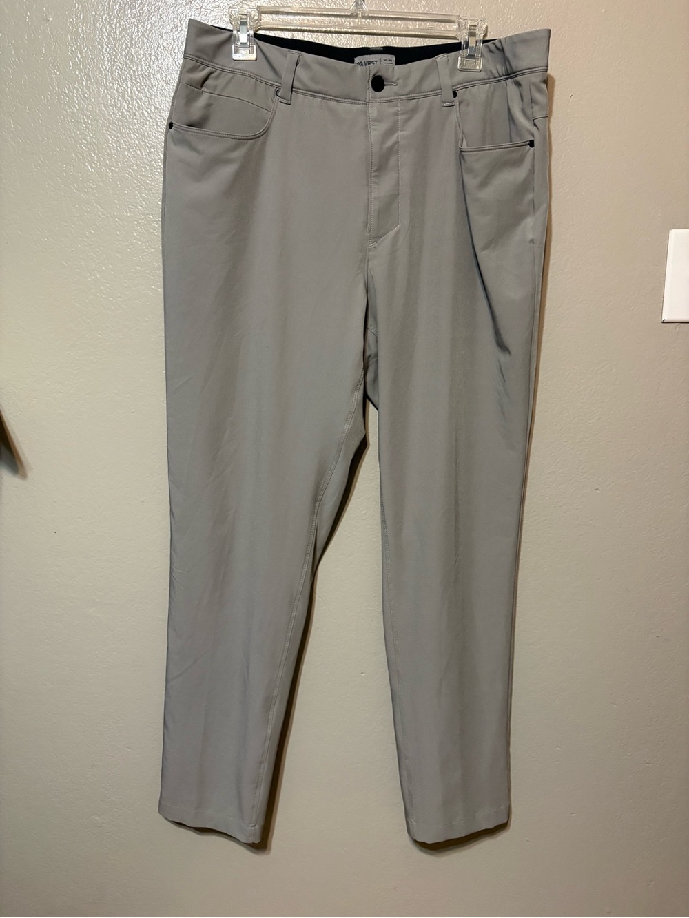 Men's VRST Grey Performance Stretch Golf Pants Size 36
